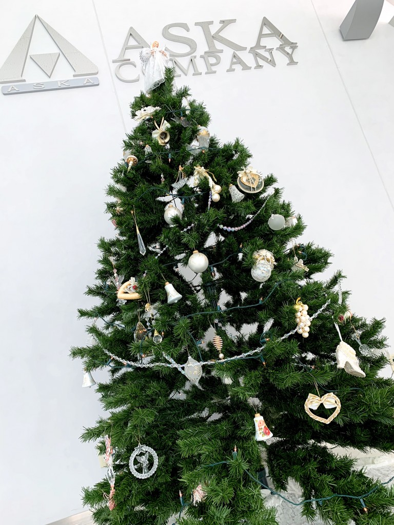 クリスマスツリーを設置しました