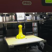 3Dプリンタ稼働中