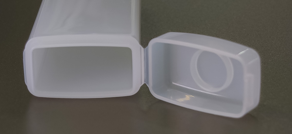 ASピルケースのヒンジ部(内側)