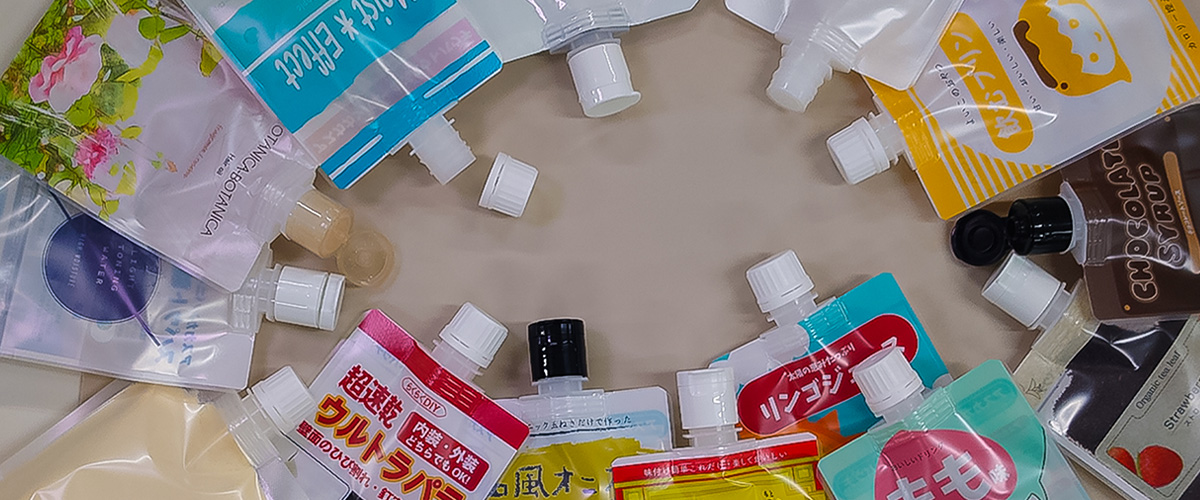 AS16スパウトと各種キャップ