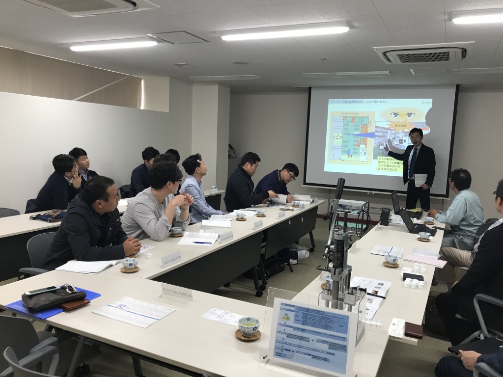 斗山重工業へのアスカカンパニーの考え方のご説明。