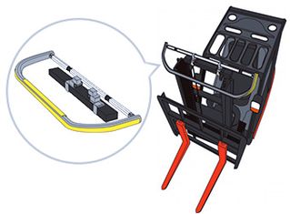フォークリフト汚れん棒特許図