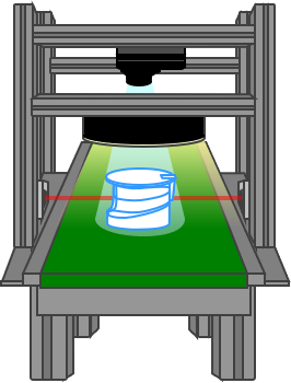 カメラ検査活用例2:1点からの定点監視