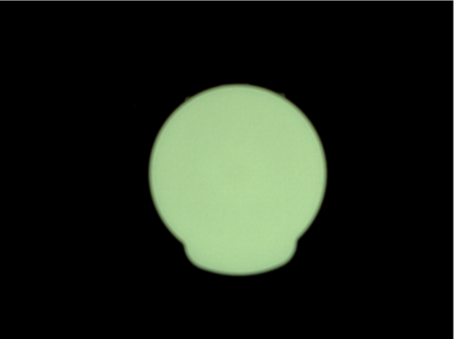 照度が均一になっている画像