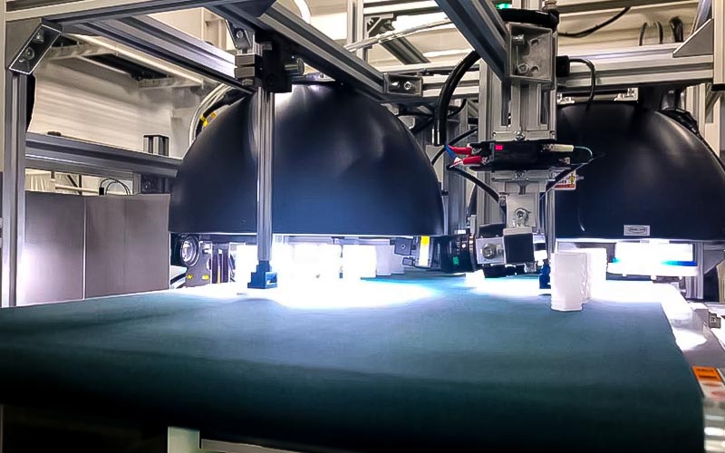 スパウト部のカメラ検査