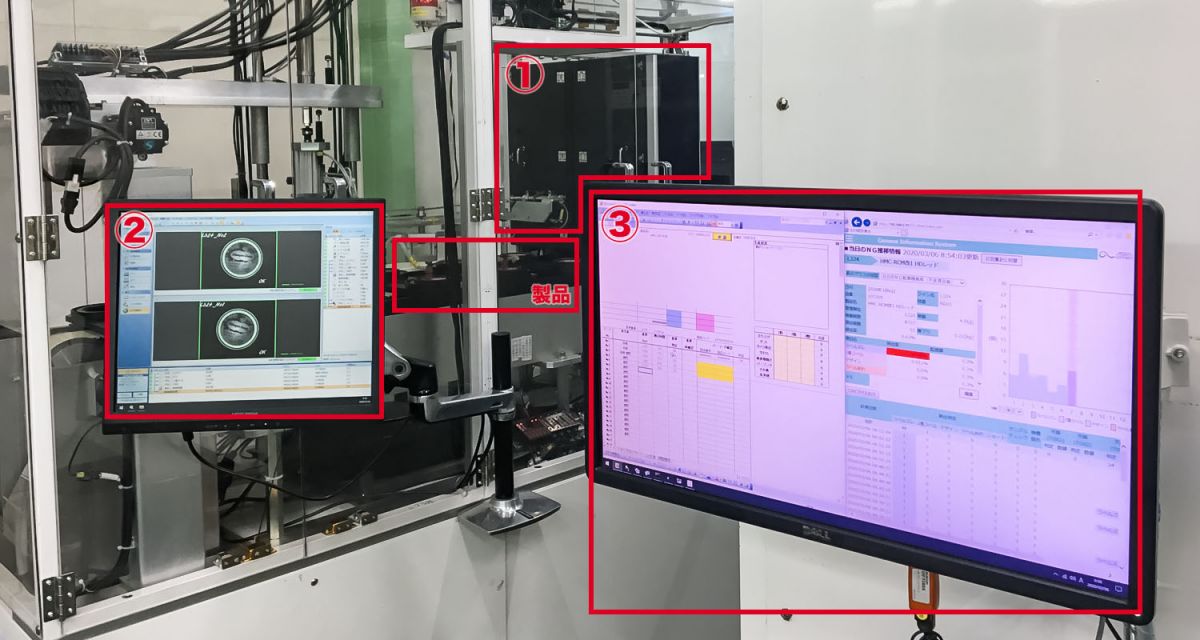 カメラ検査とIoT活用の画面