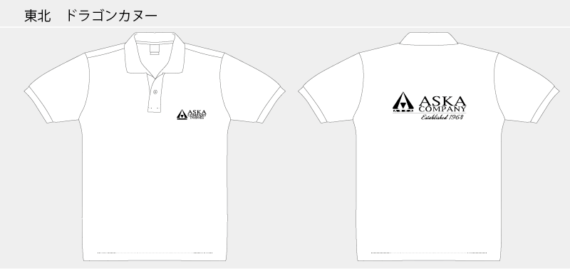 東北ドラゴンカヌーポロシャツ