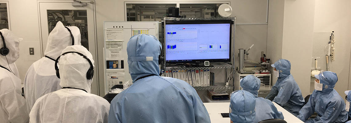 Nサイトにて実際のIoT活用現場を見学