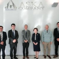 ユーシン精機様とアスカカンパニーの社長・副社長