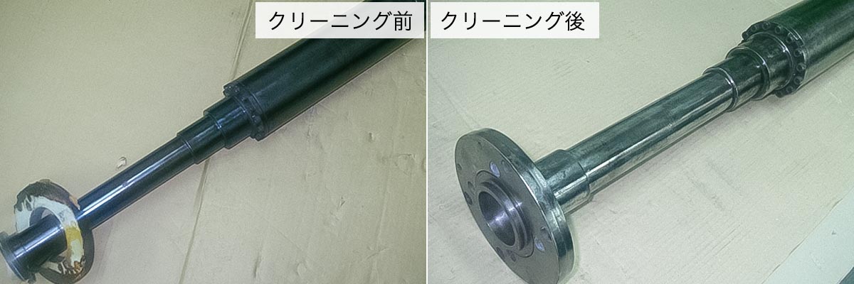 スタティックミキサーのクリーニング３