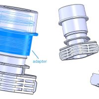AS16スパウトポンプ用アダプター設計