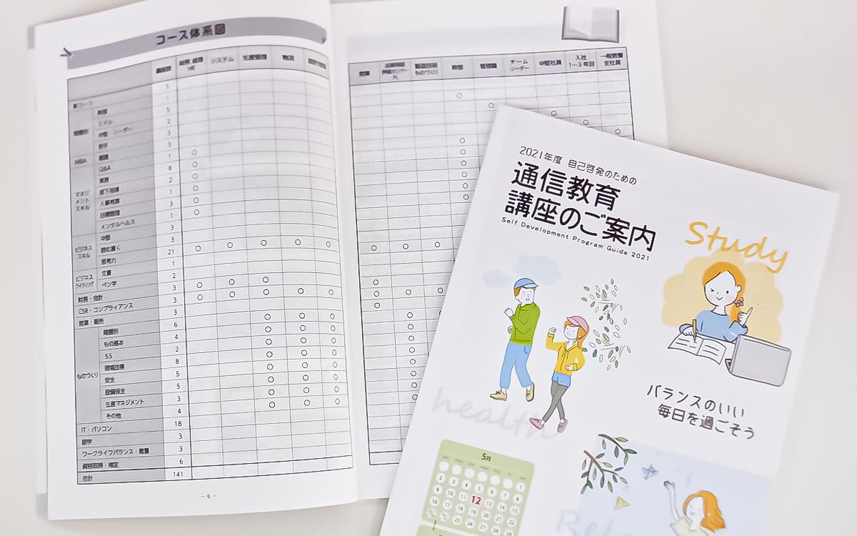 通信教育講座の内容