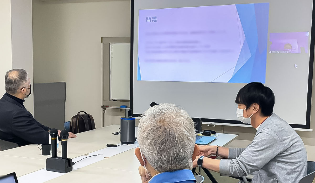 画像検査について教授に相談