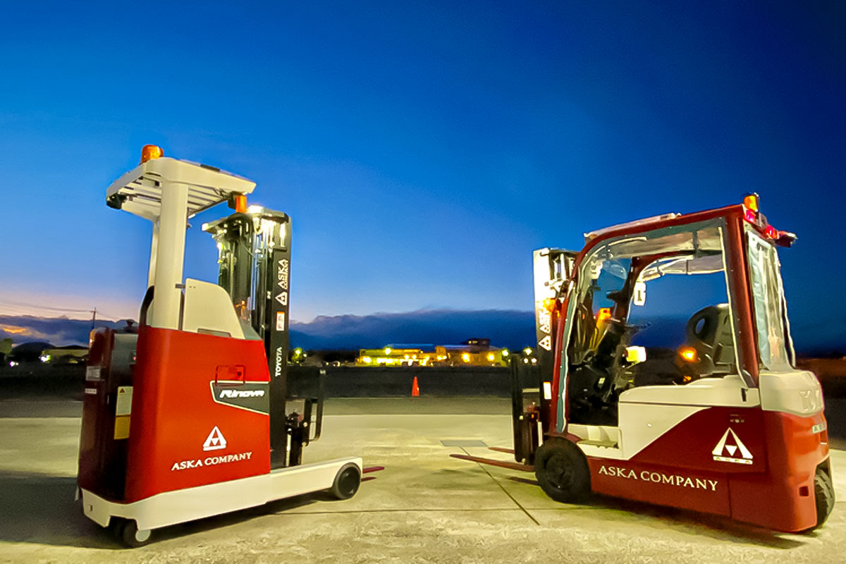 ナレッジパークのフォークリフト