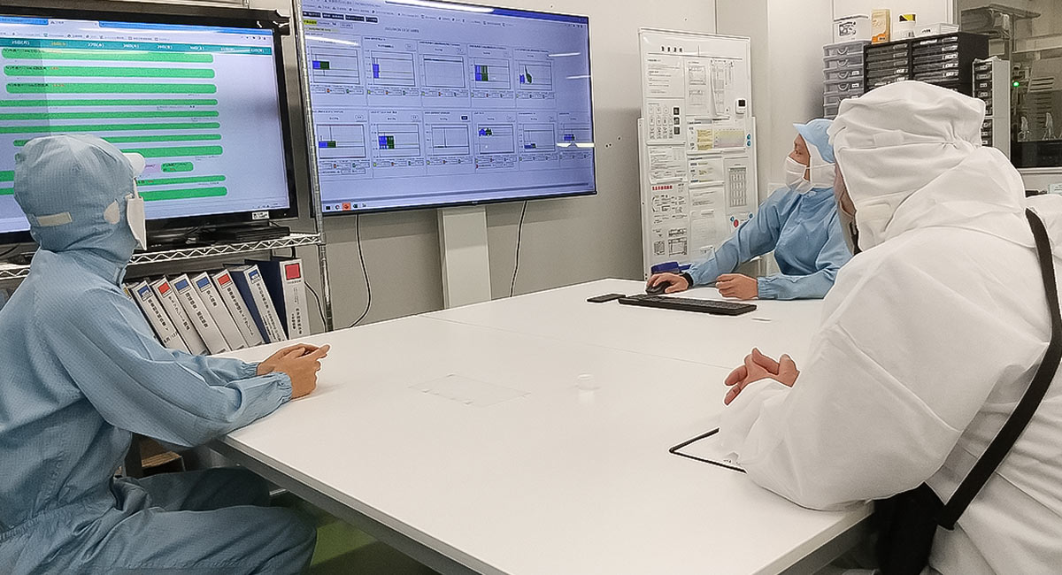 工場見学中のIoTを実際に活用している場面の紹介